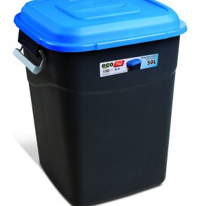 poubelle 50 L BLEU