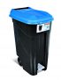 Poubelle 80L  PEDALE NOIR/BLEU