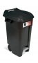 Poubelle 120L  PEDALE NOIR